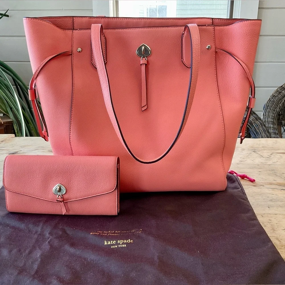 Kate Spade Marti Large Tote with matching wallet